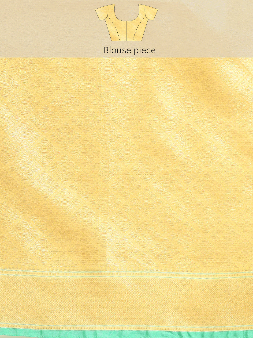 Designer Yellow Silk Saree