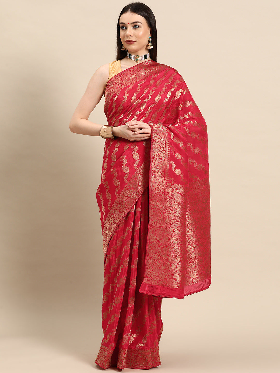 RED SILK SAREE