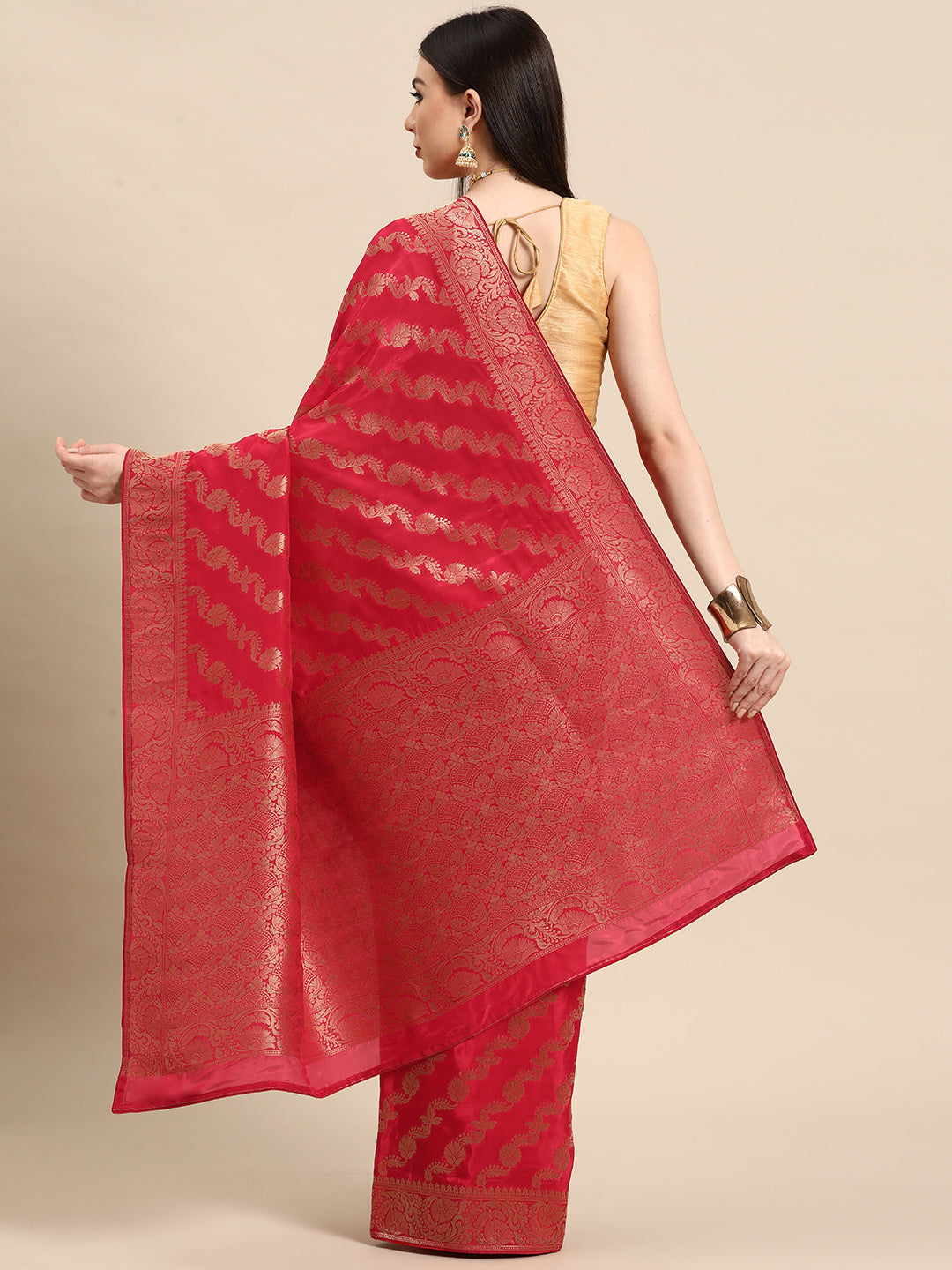 RED SILK SAREE