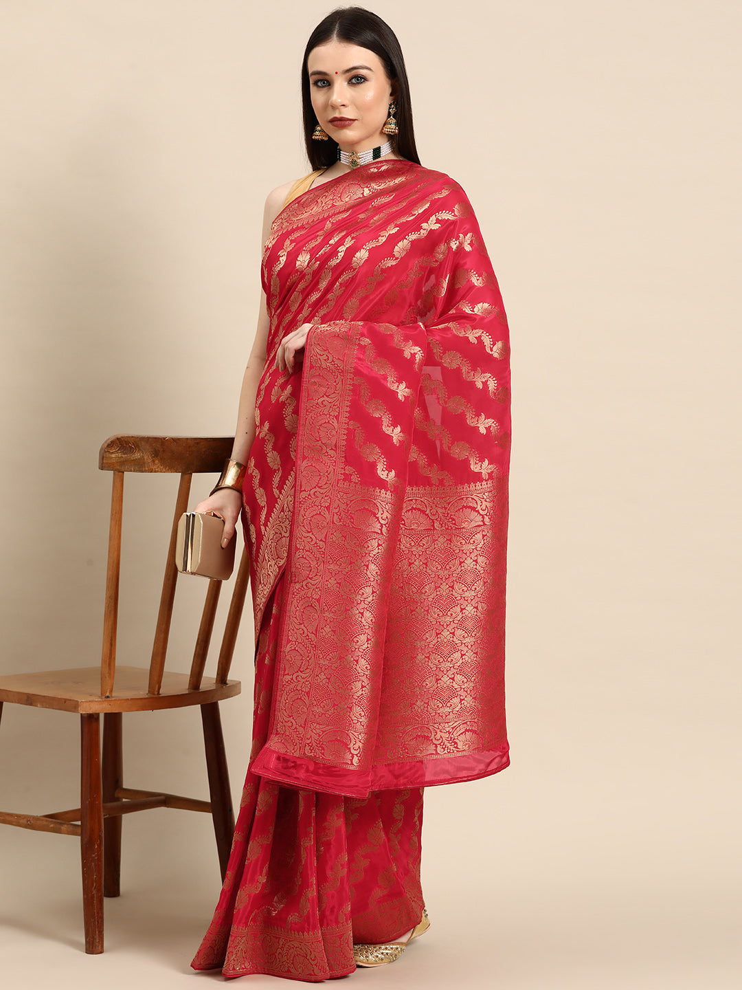 RED SILK SAREE