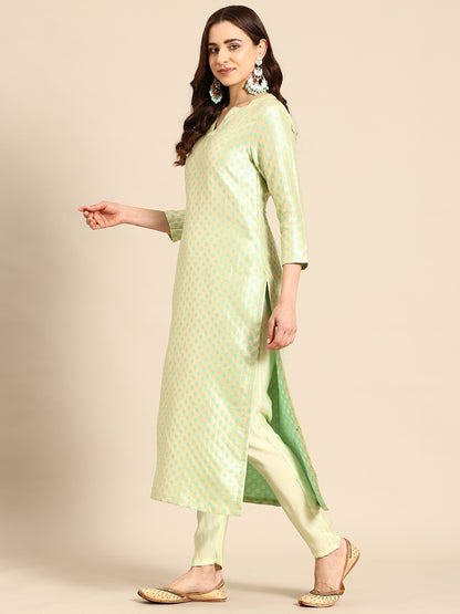 Lush Lime Kurta Set