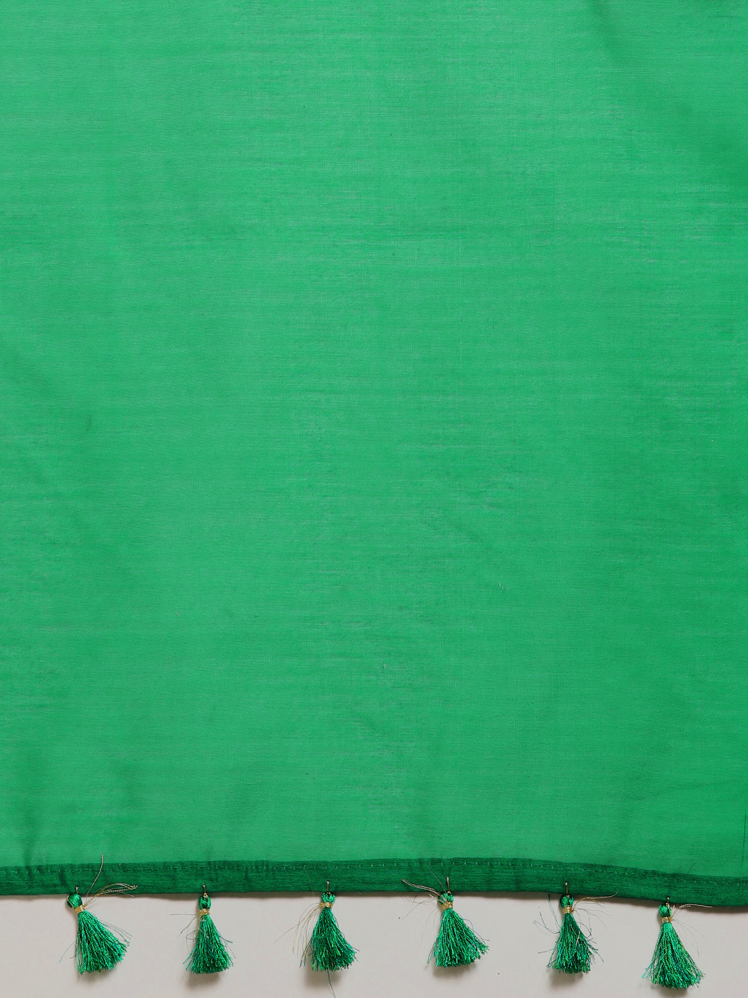 Designer Green Cotton Saree