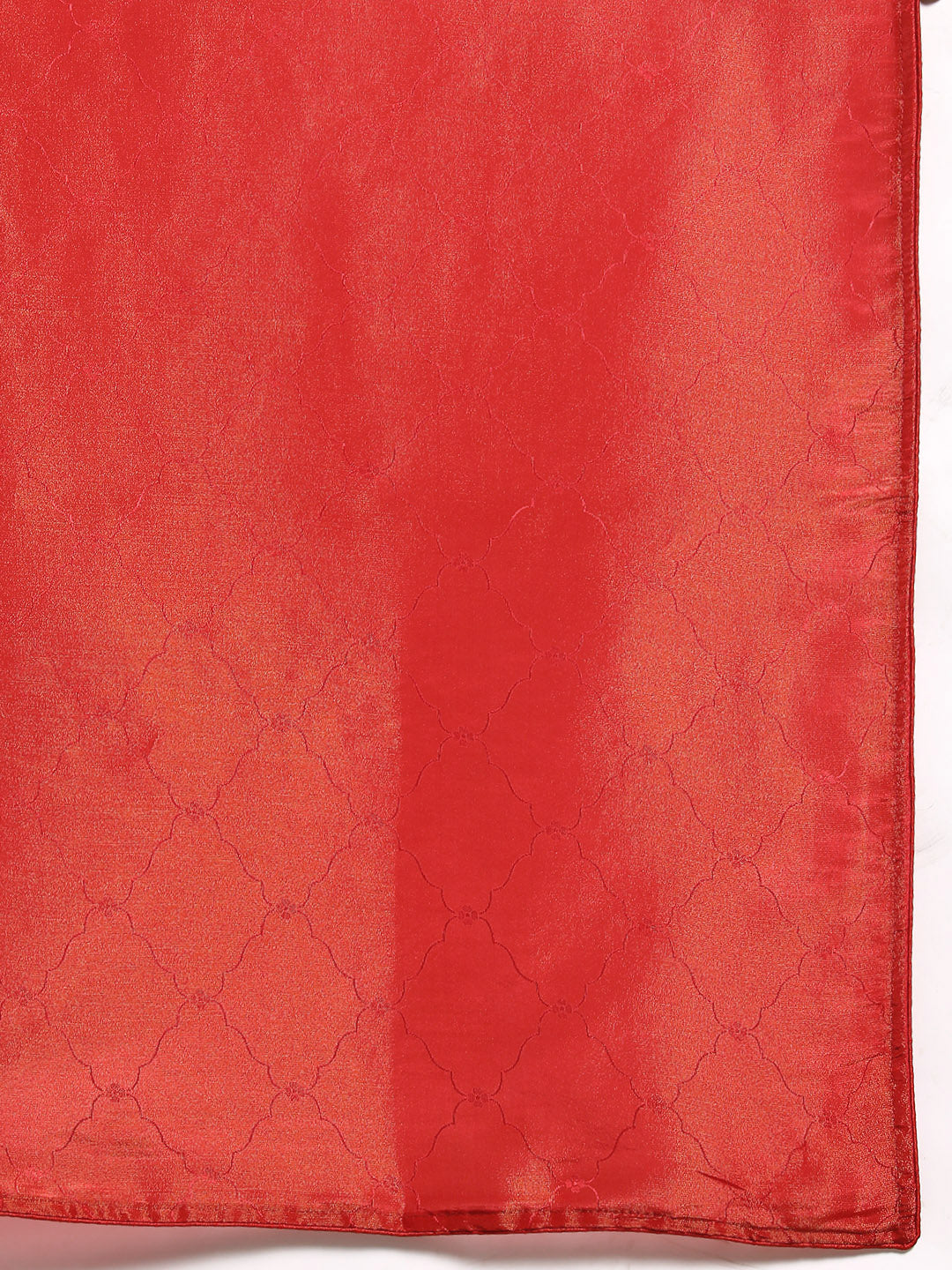 Designer Red Tissue Saree