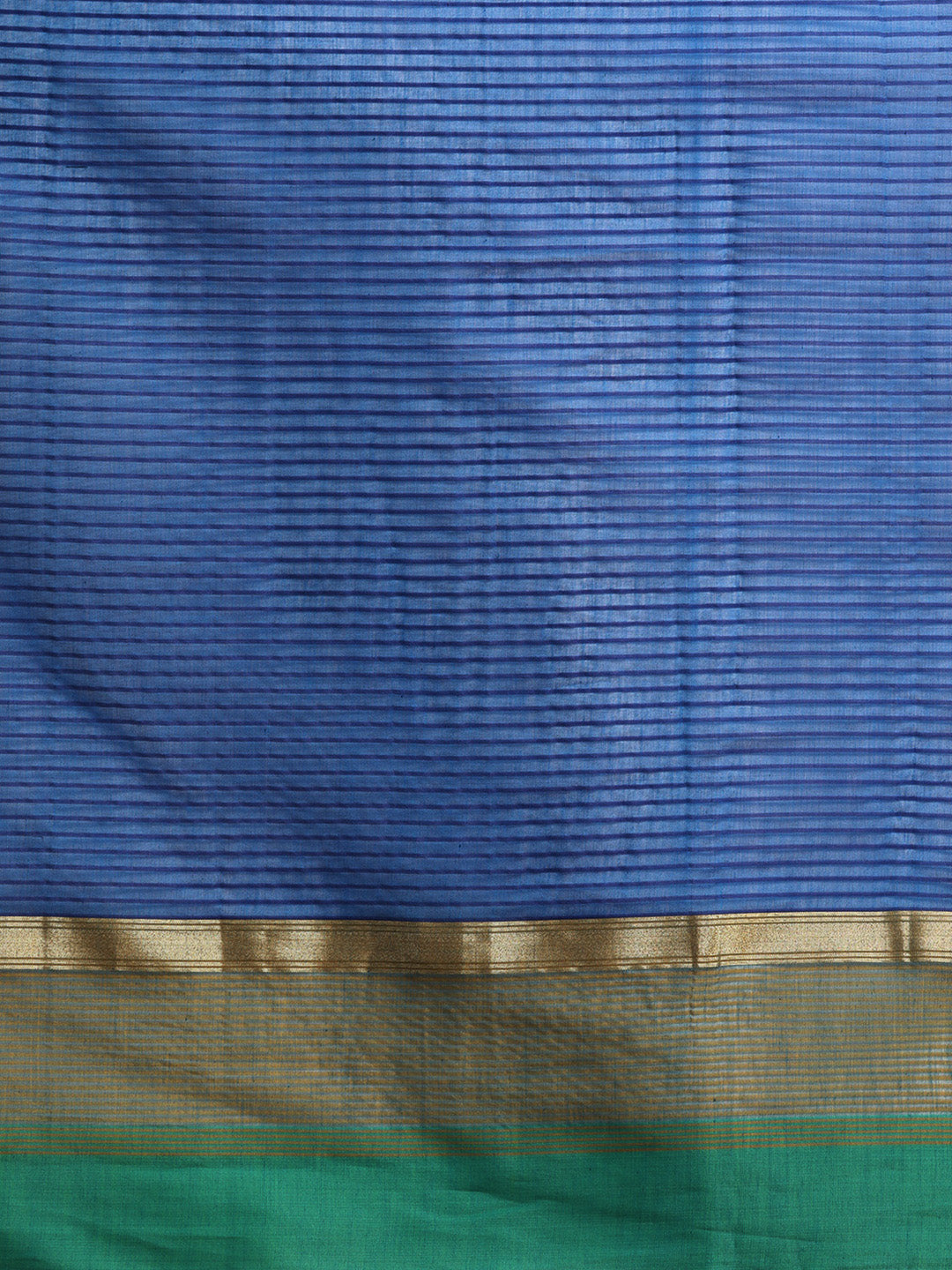 Designer Blue Cotton Saree