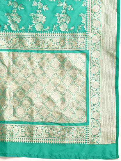 Designer Green Silk Saree