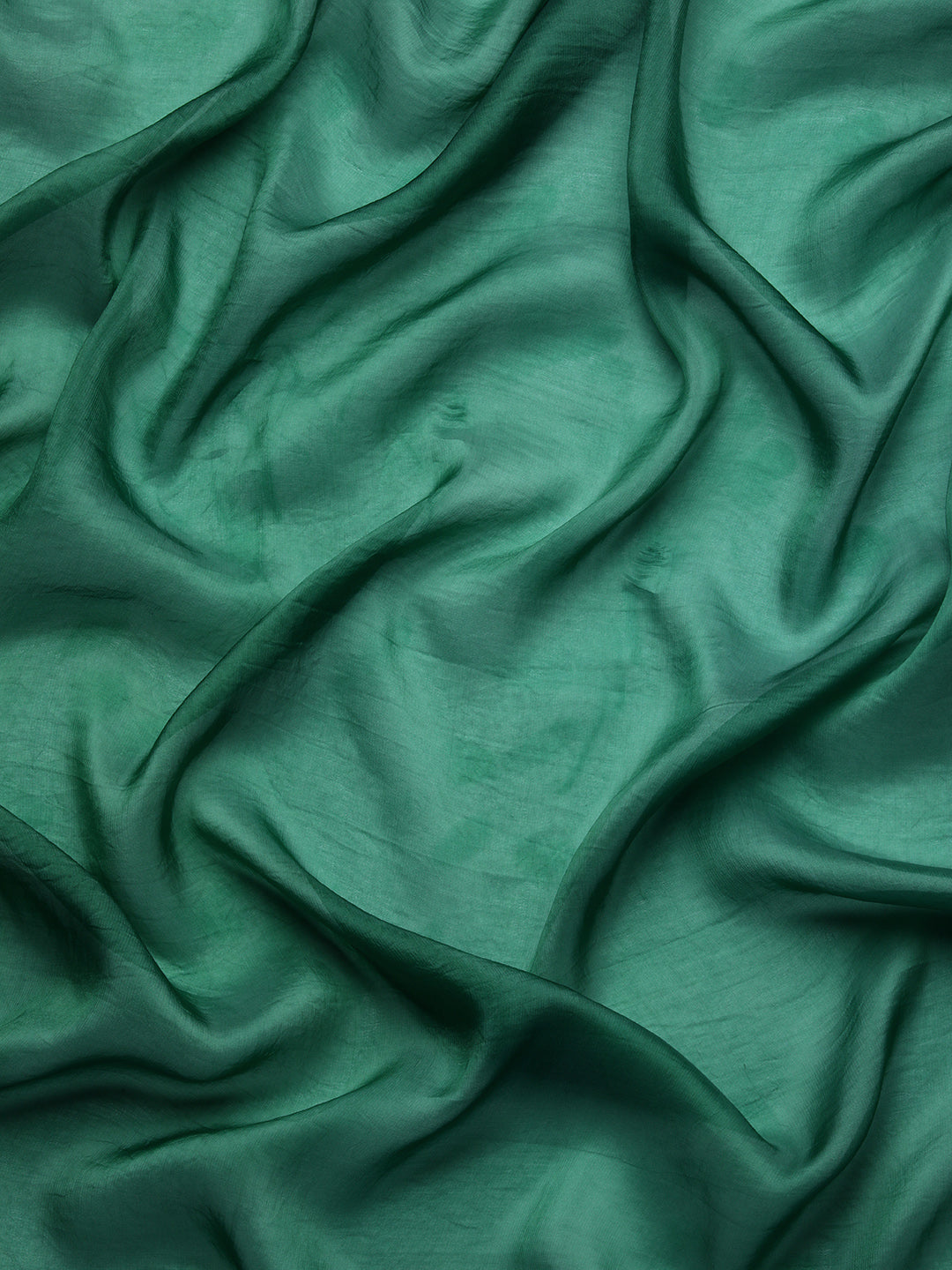 Designer Green Satin Saree