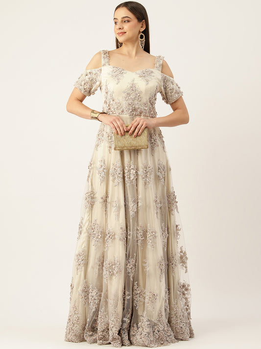 Desginer Off White  Gown