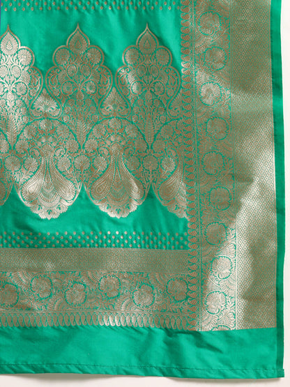 Designer Green Silk Saree