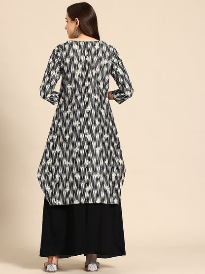 Monochrome Kurti  Set