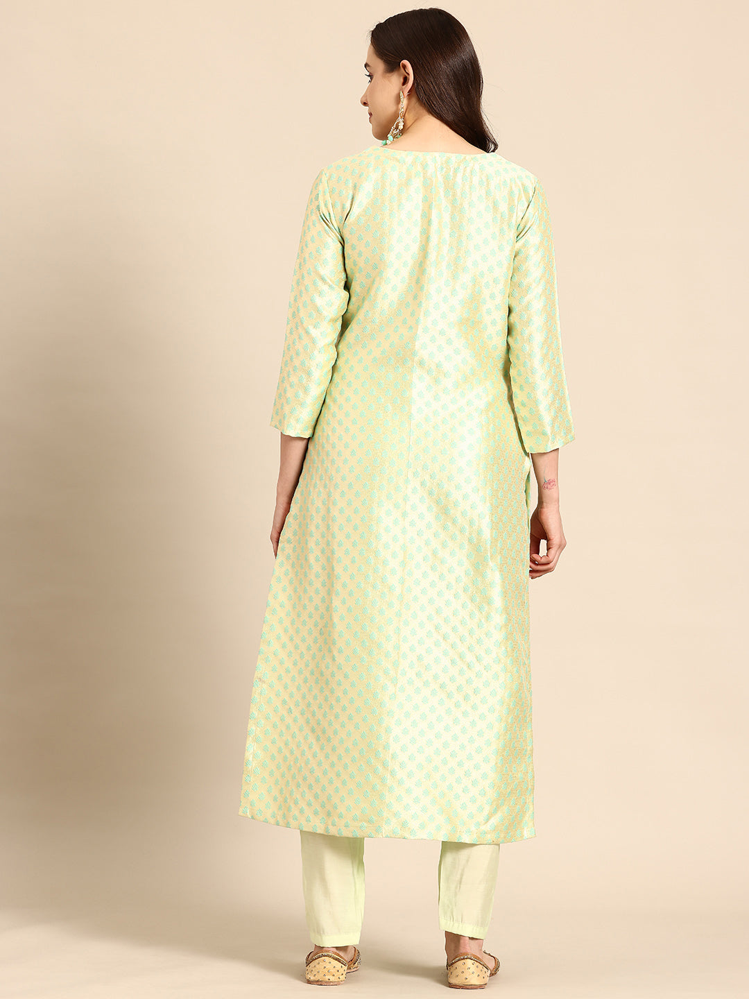 Lush Lime Kurta Set