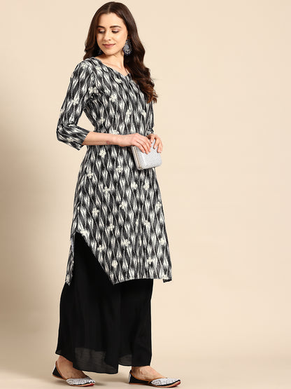 Monochrome Kurti  Set