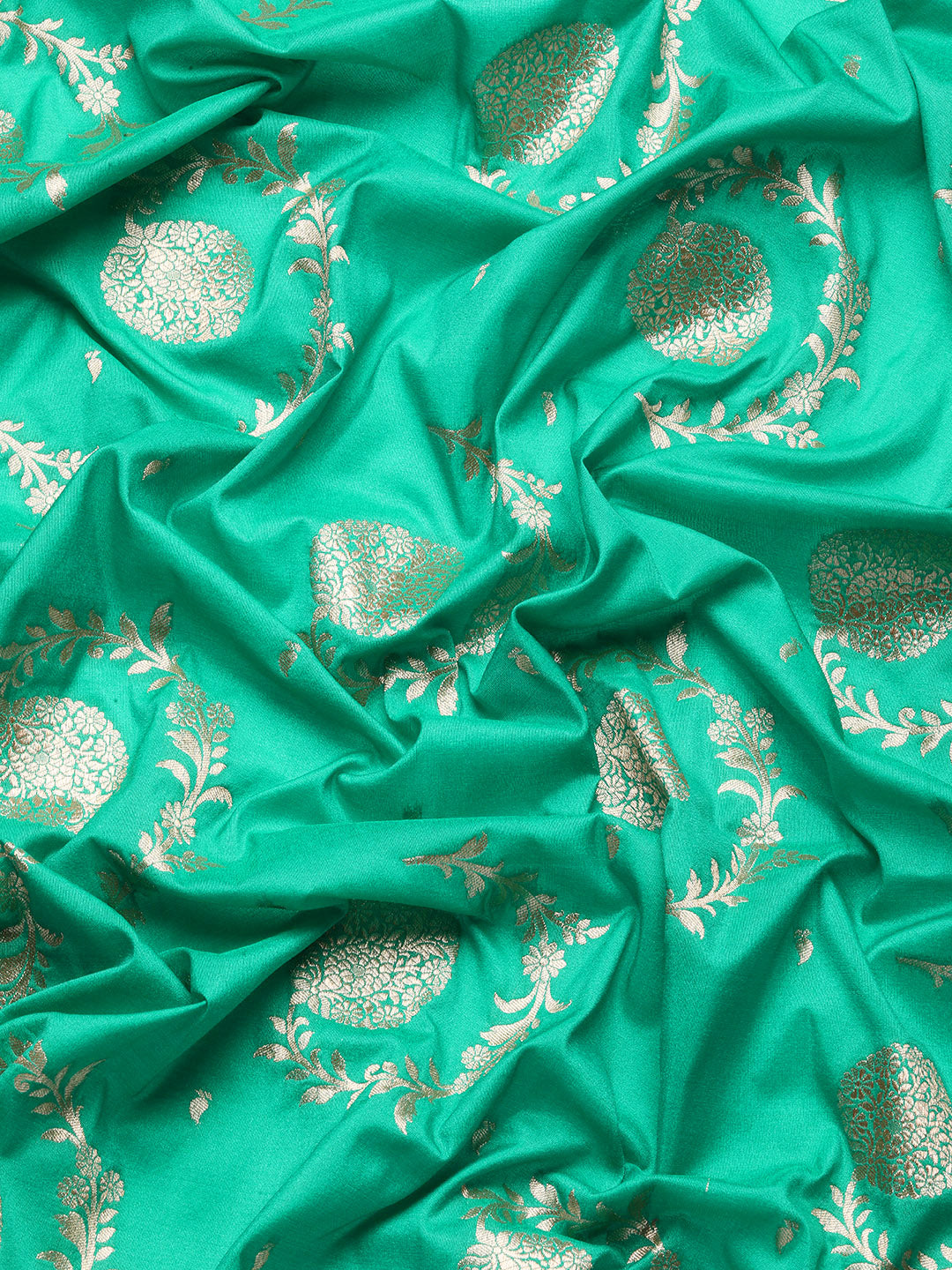 Designer Green Silk Saree