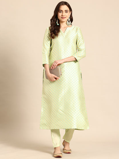 Lush Lime Kurta Set