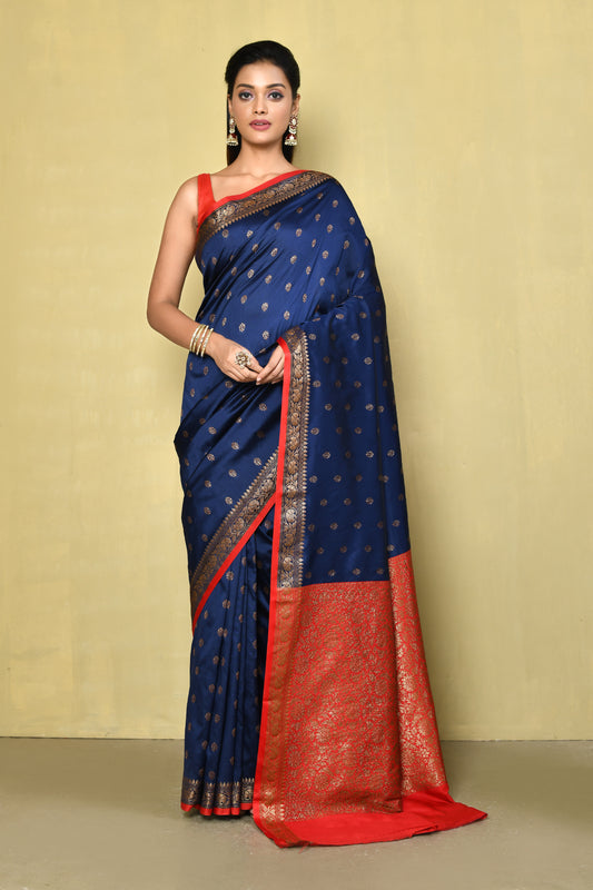 Designer Blue Saree