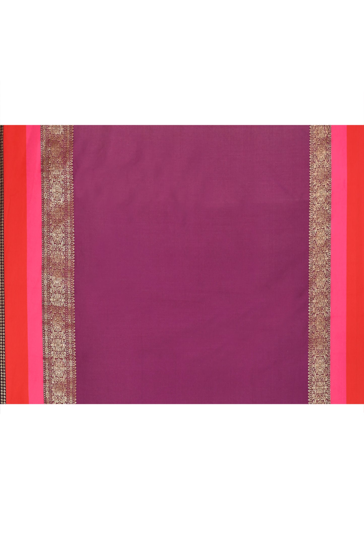 Designer purple Saree