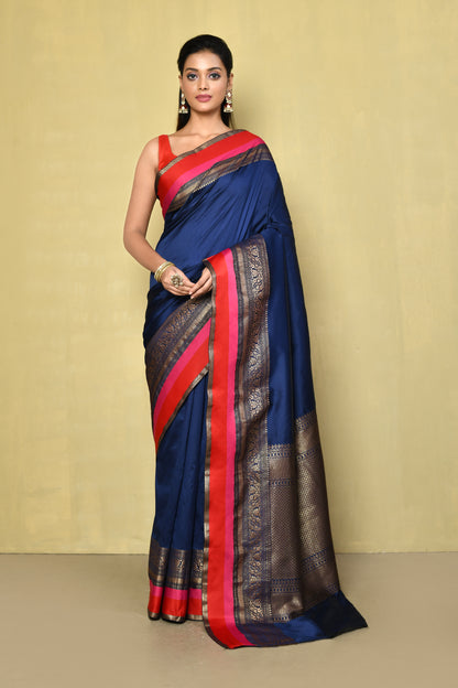 Designer Blue Saree