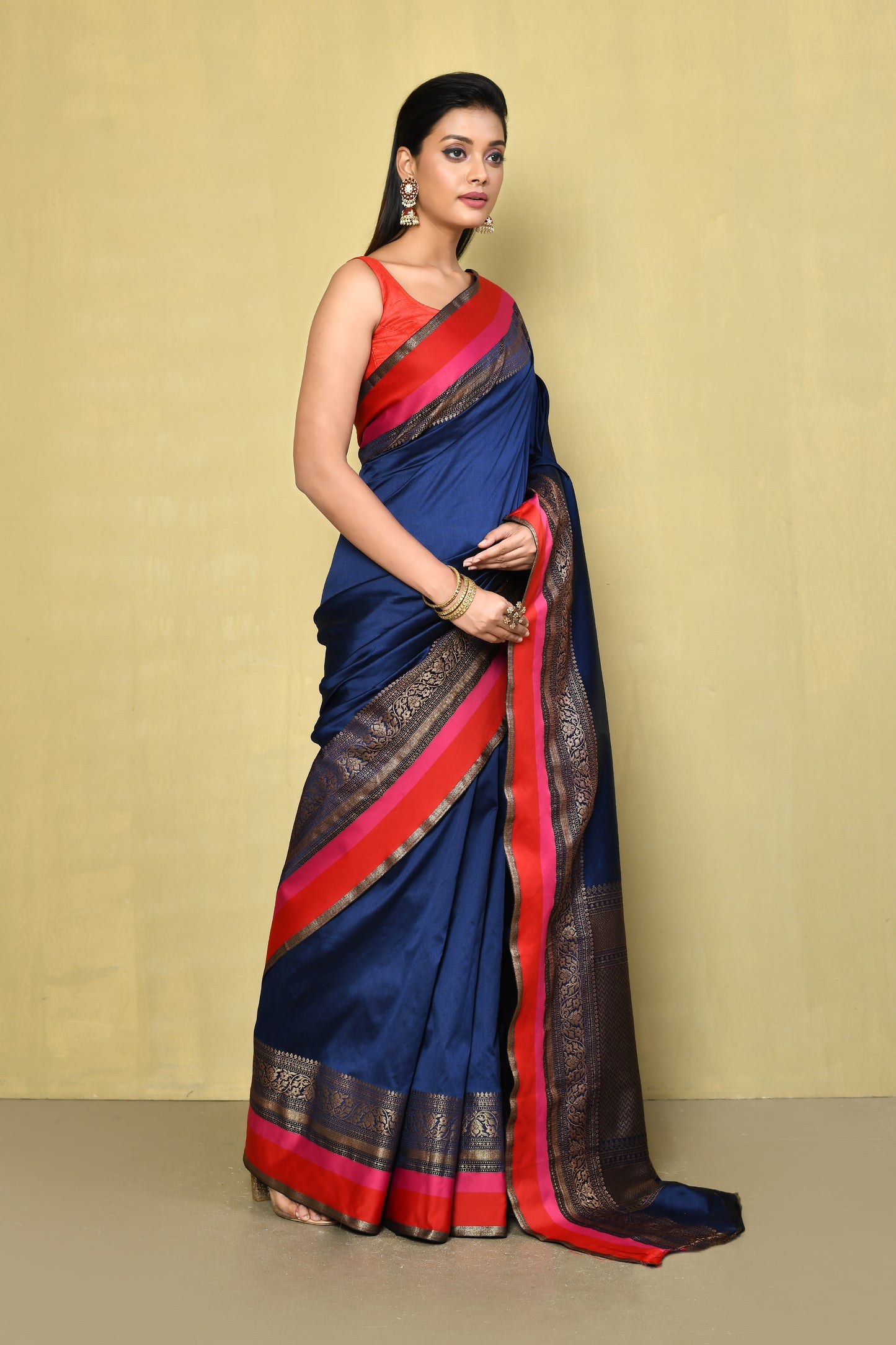 Designer Blue Saree