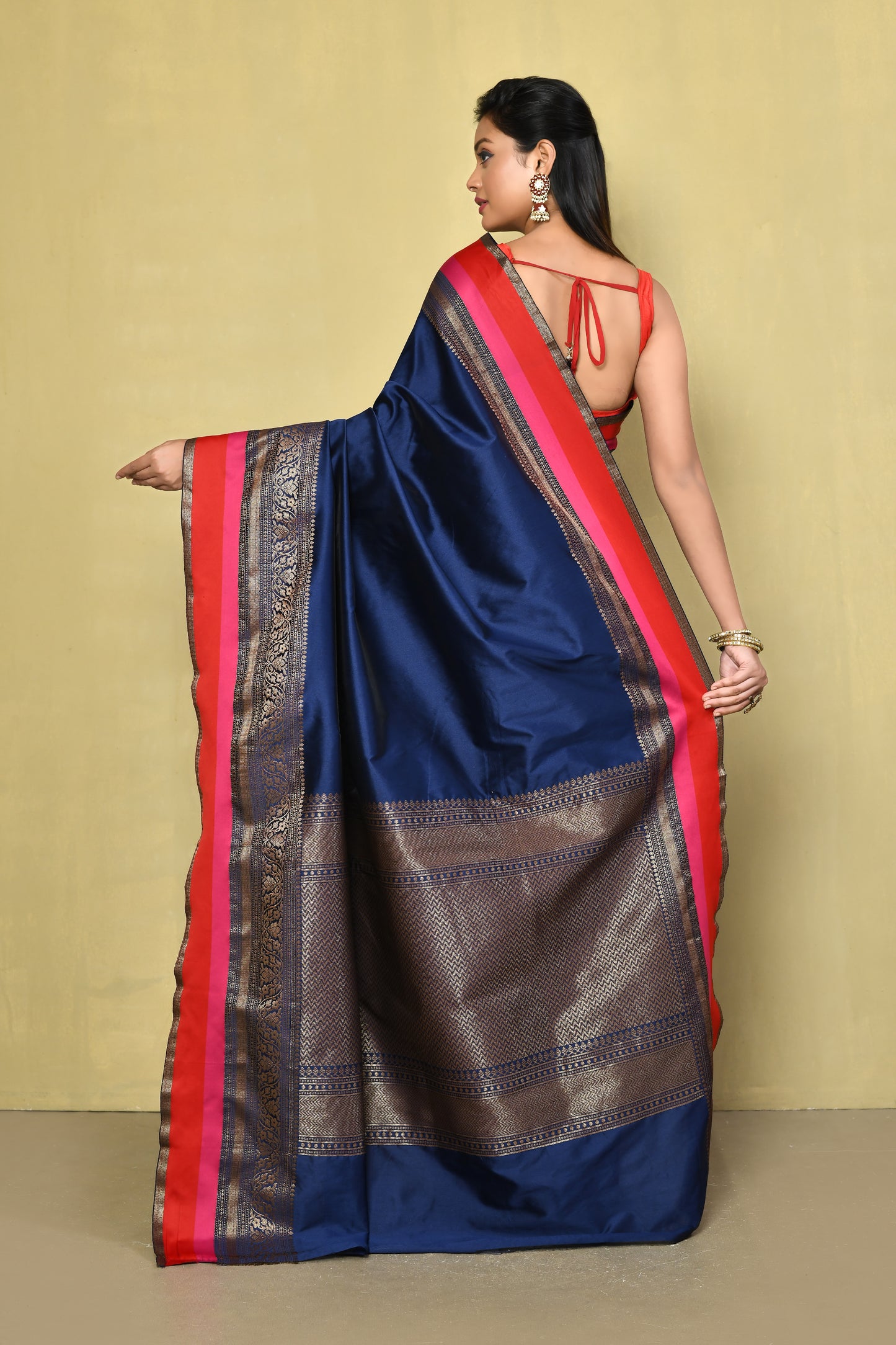 Designer Blue Saree