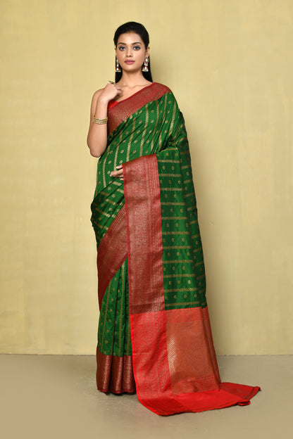 Designer Green Saree