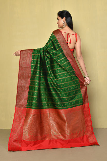 Designer Green Saree