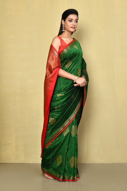 Designer Green Saree