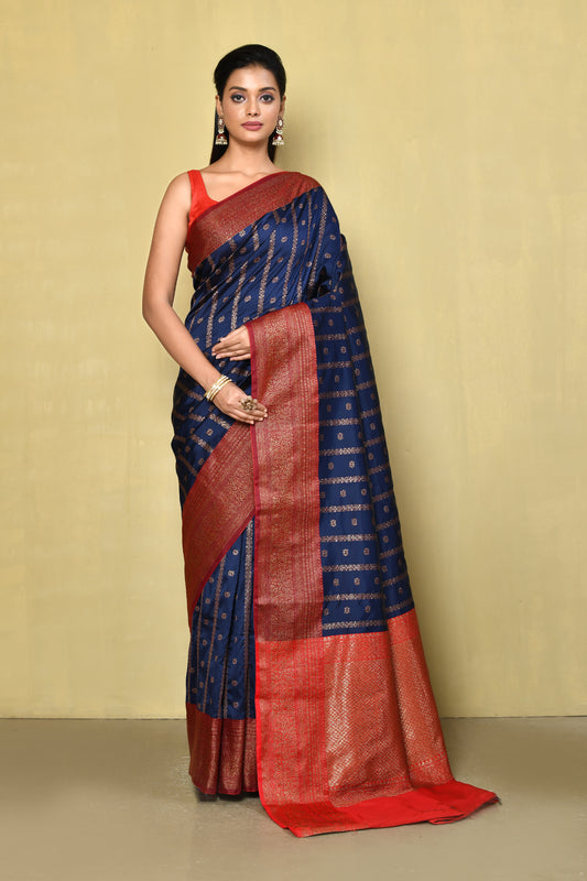 Designer Blue Saree