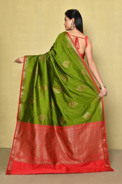 Designer Green Saree