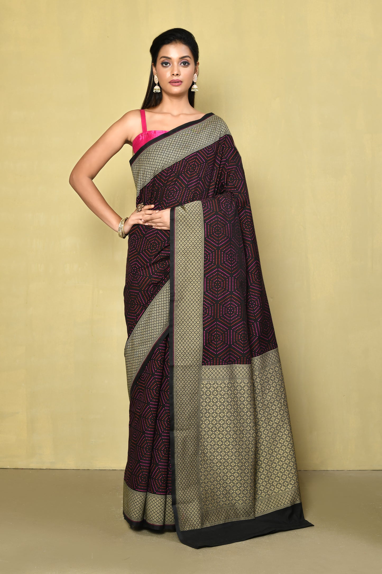 Designer Purple Saree