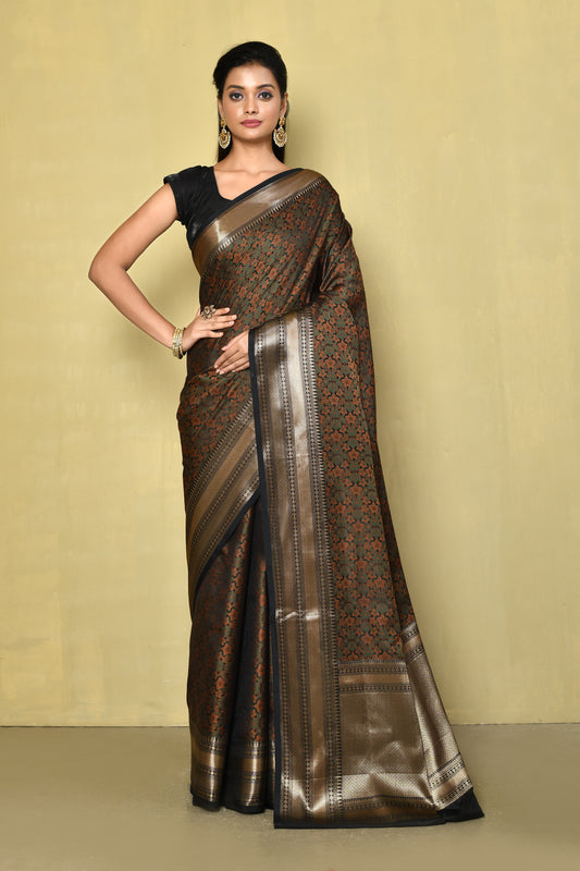 Designer Brown Saree