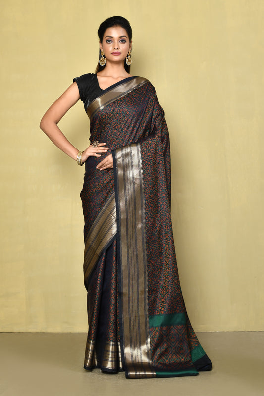 Designer Brown  Saree