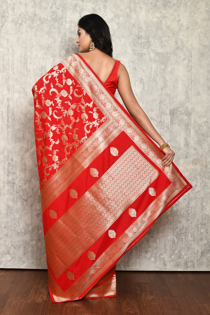 Red Silk Saree