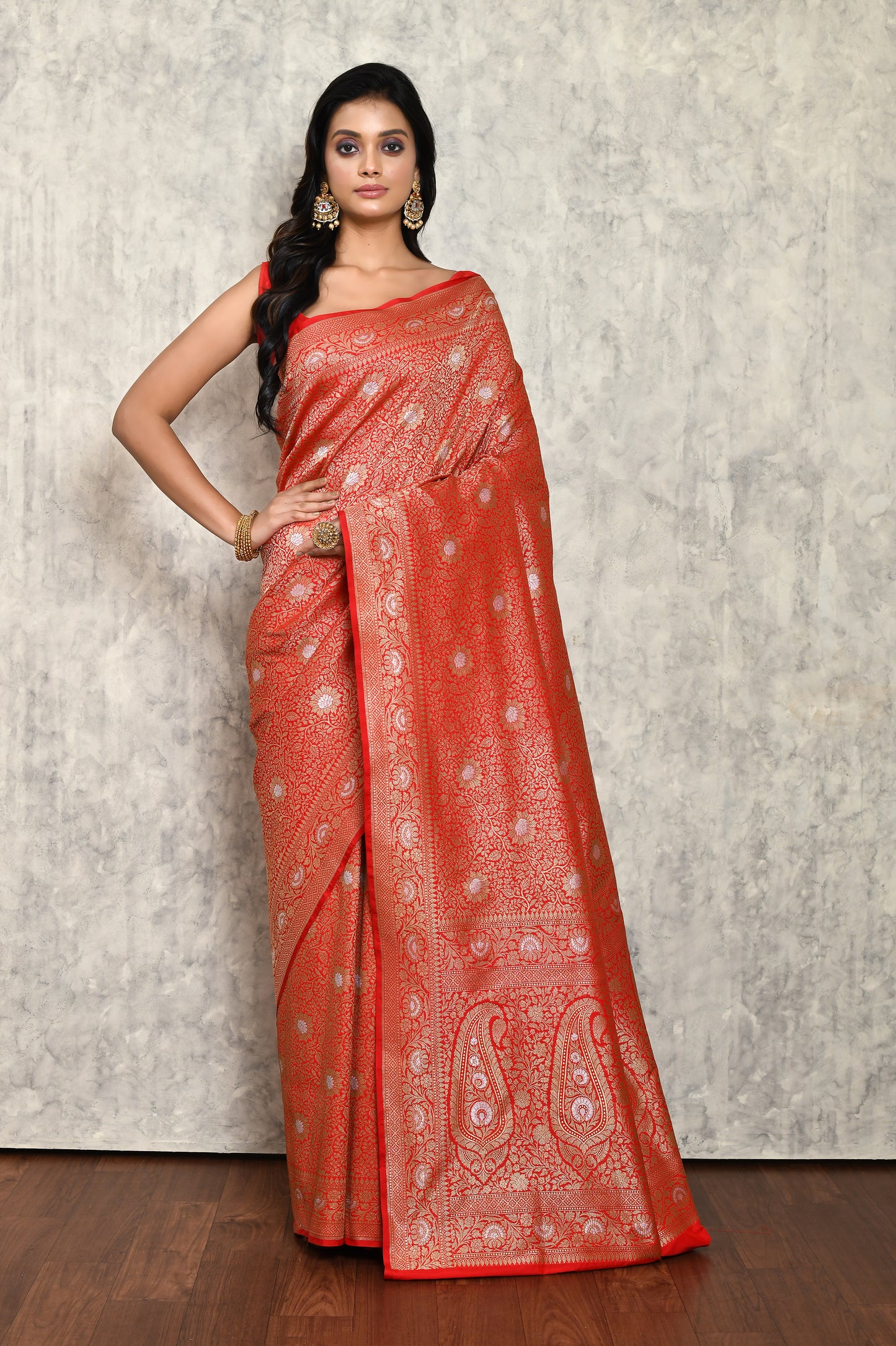 Red Silk Saree