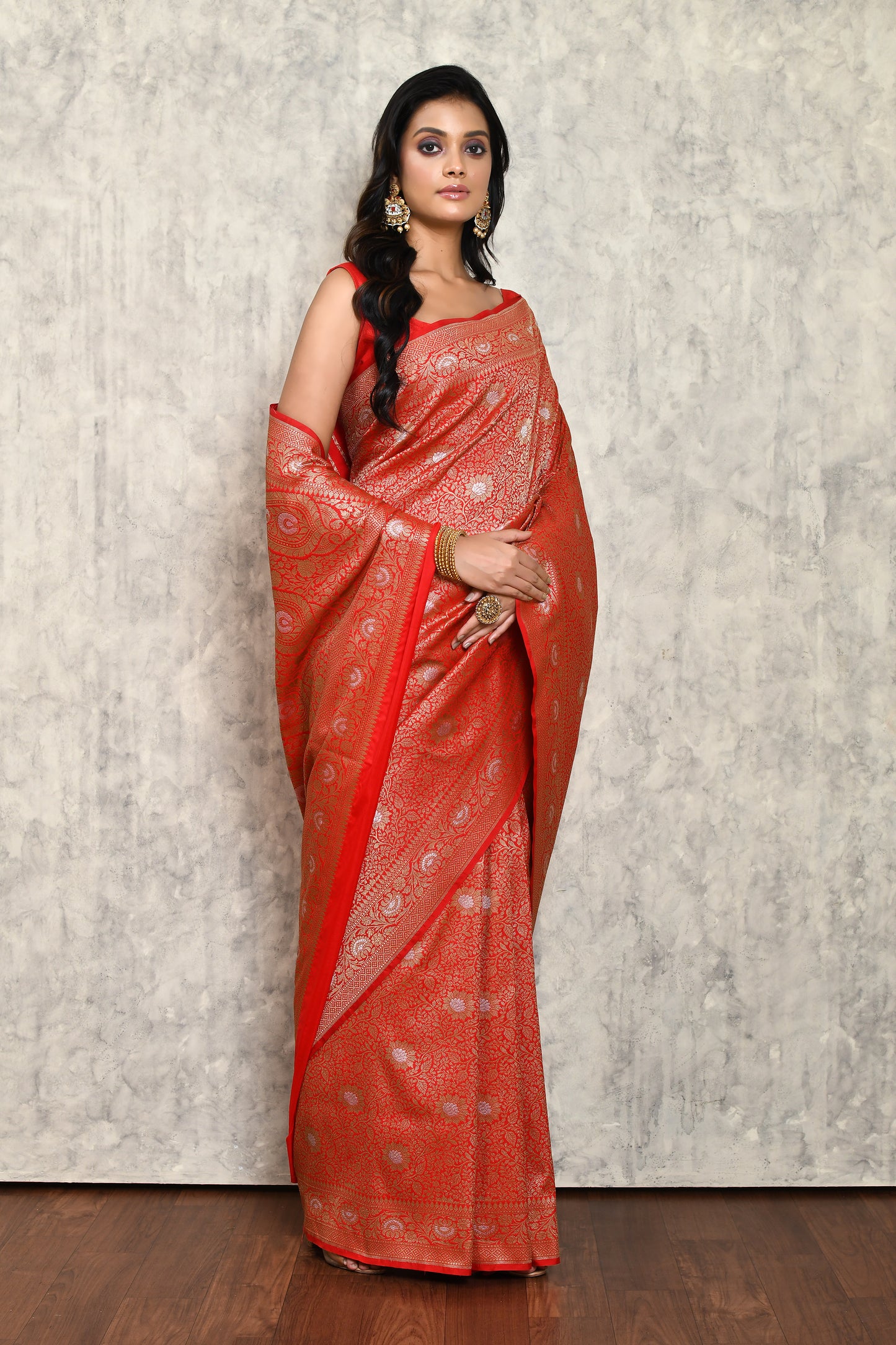 Red Silk Saree