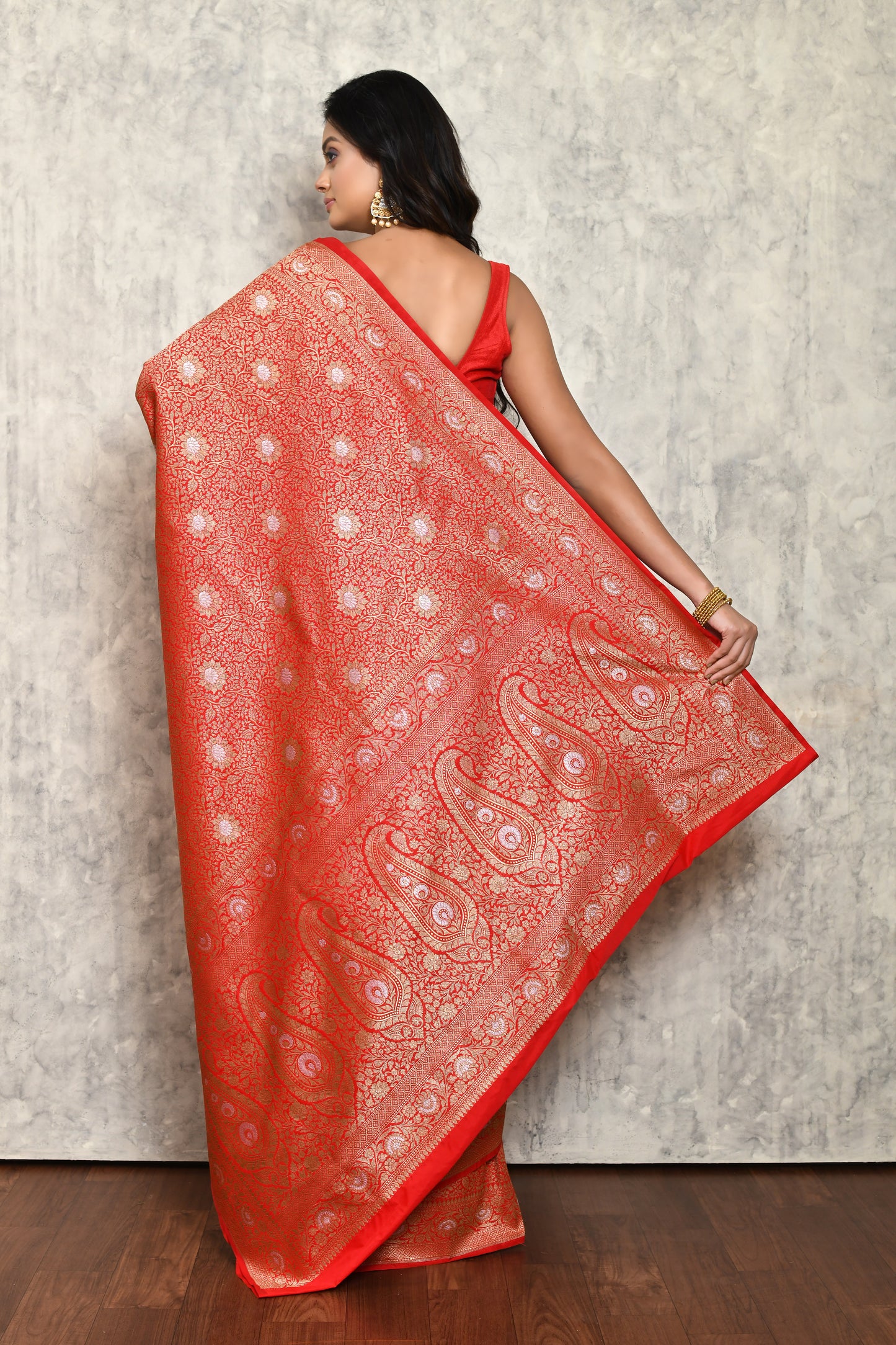 Red Silk Saree