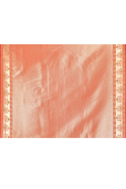 Red Chanderi Saree