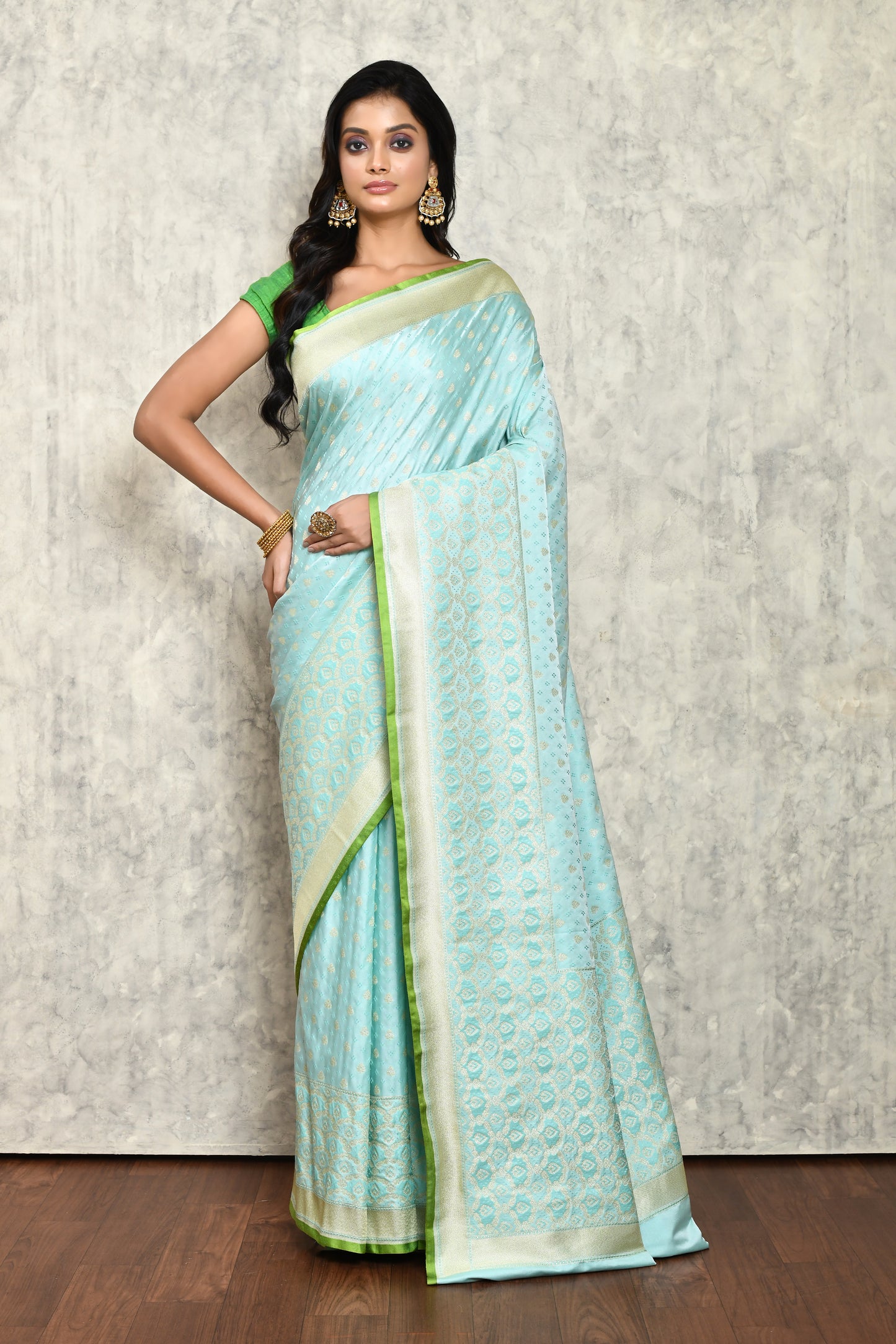 Sky Silk Saree