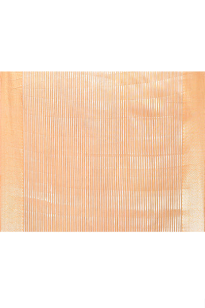 Orange Chanderi Saree