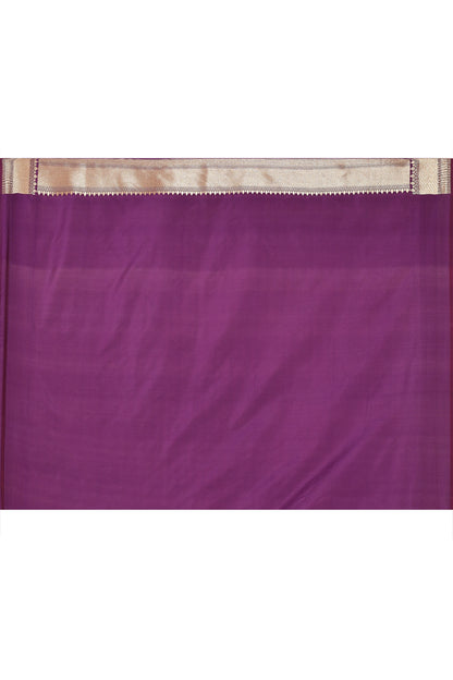 Purple Silk Saree