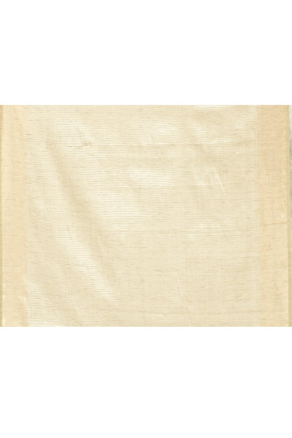 Beige Chanderi Saree