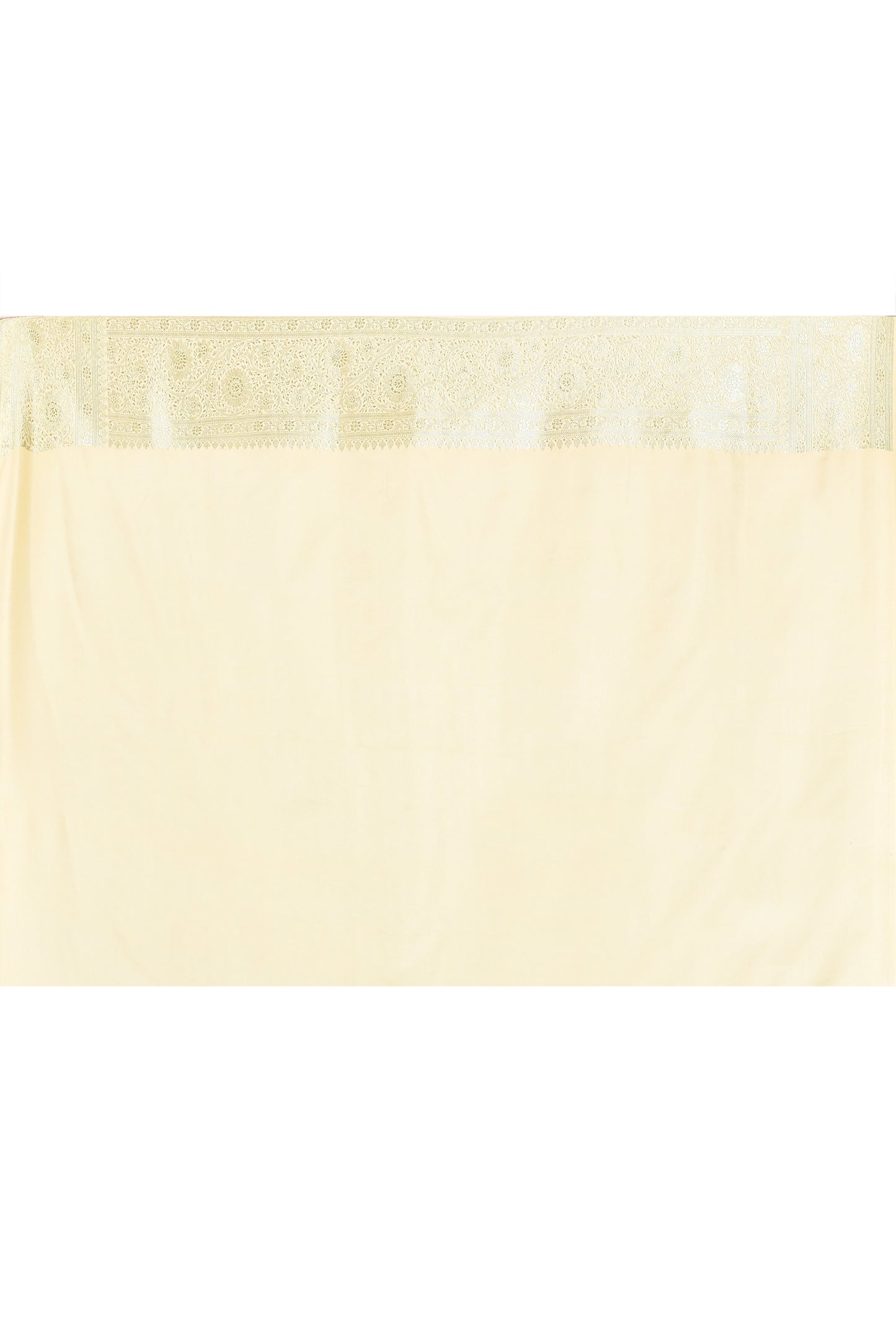 Beige Silk Saree