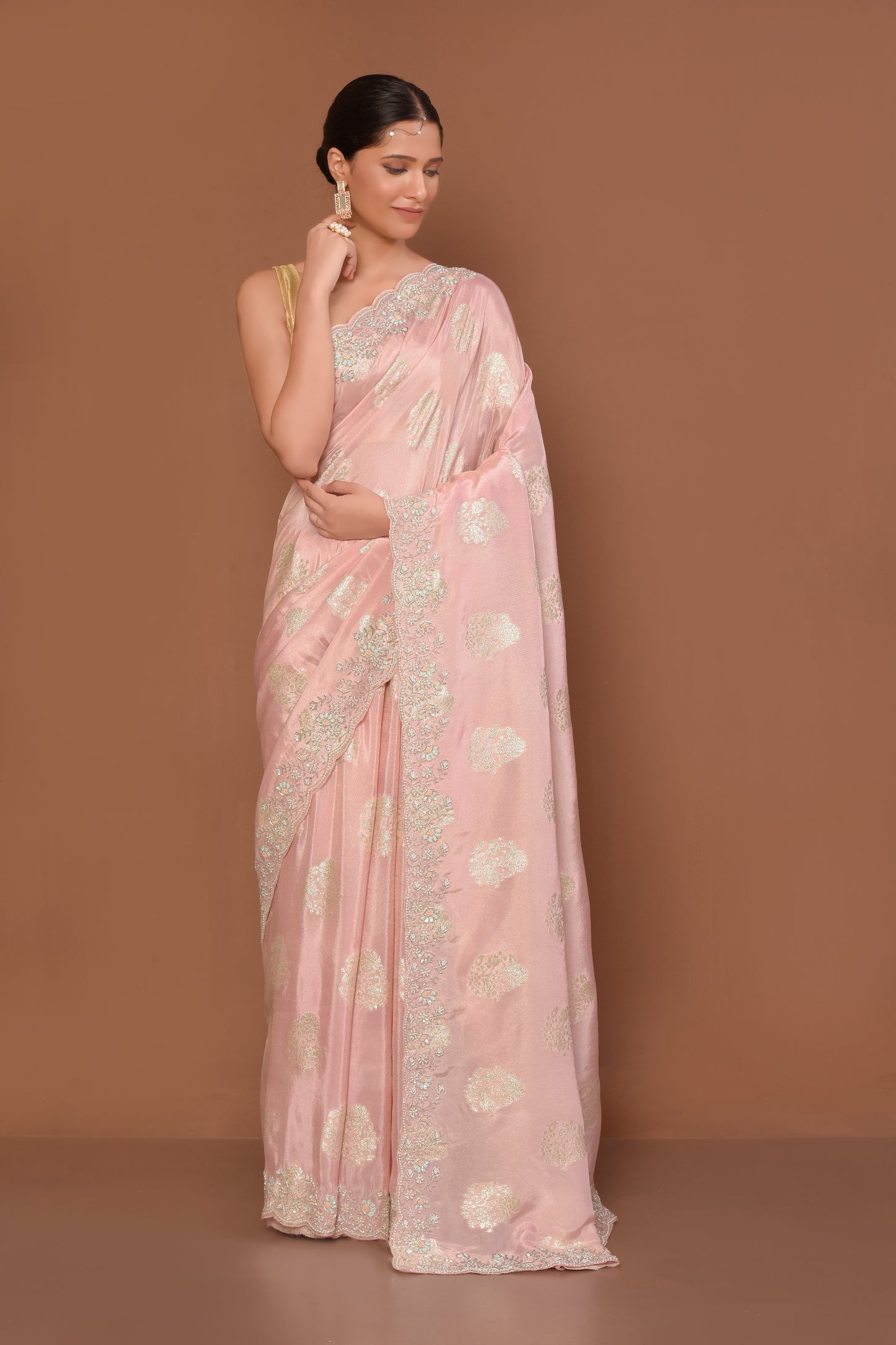 Pink Saree