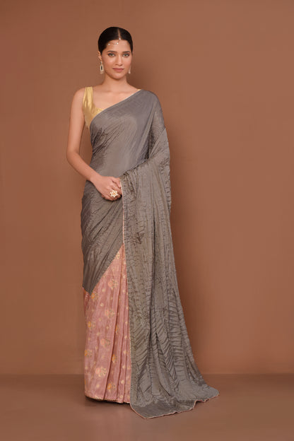 Designer Multicolor Tissue Saree