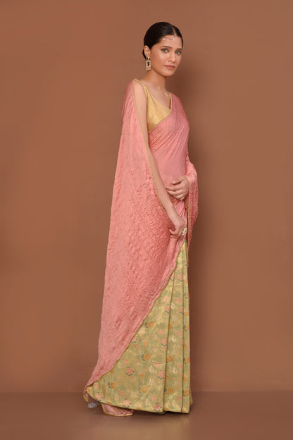 Designer Multicolor Tissue Saree