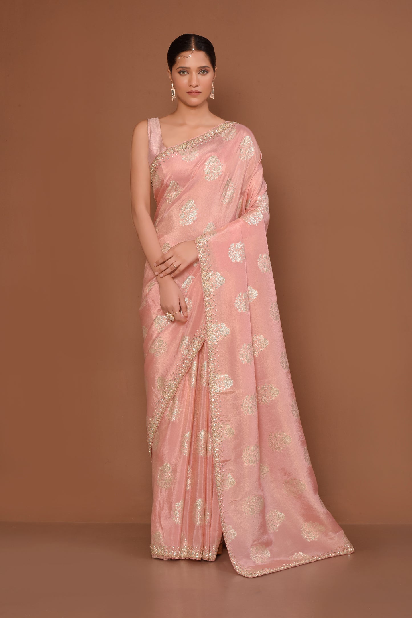 Pink Saree