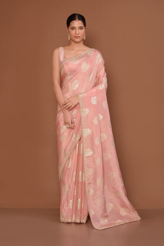 Pink Saree