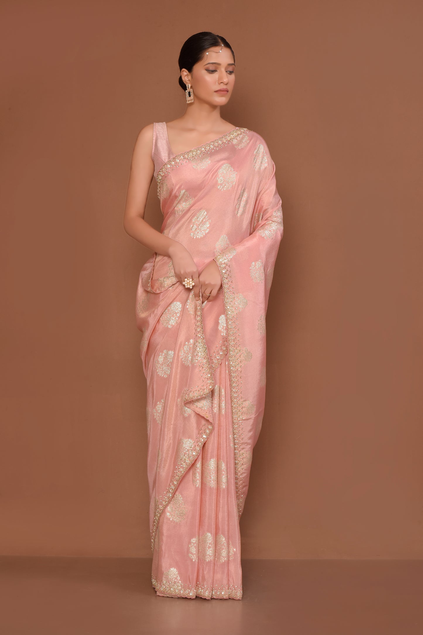 Pink Saree