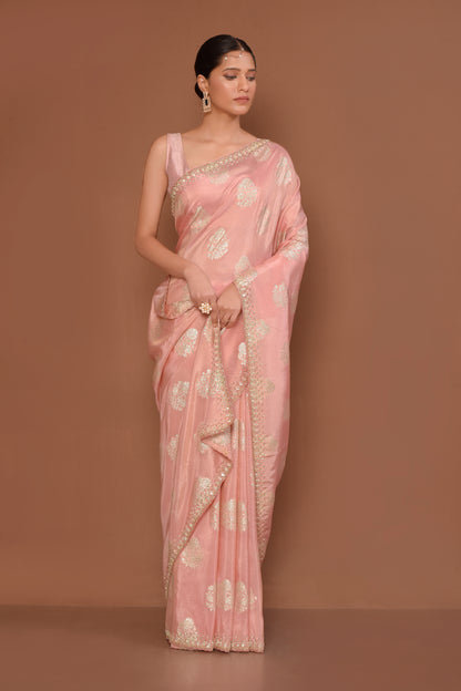 Pink Saree