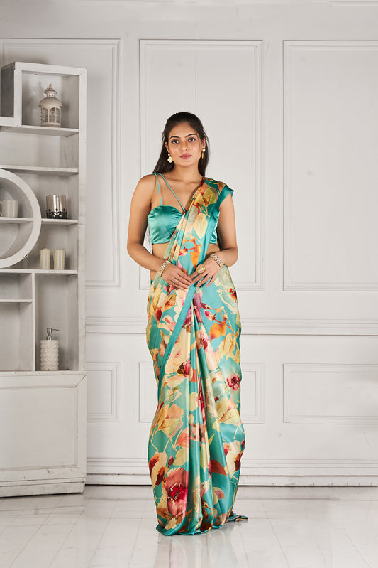 Firoza Chinon Saree