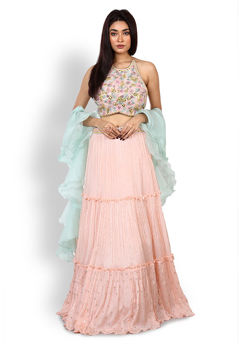 Casual  Lehenga In Baby Pink Color