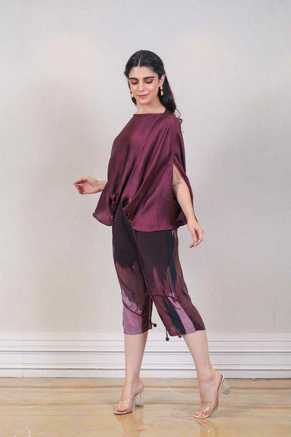 Designer Wine Color co-ord